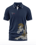 Born to Ride Adventure Polo Collar T-Shirt