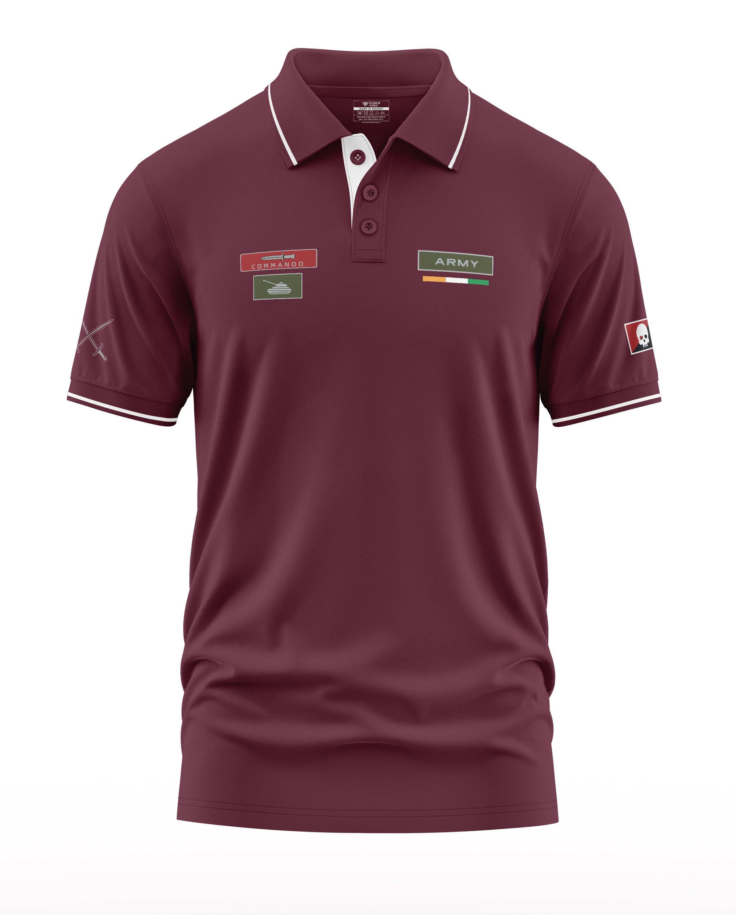 Indian Army Elite Commando Polo Collar T-Shirt