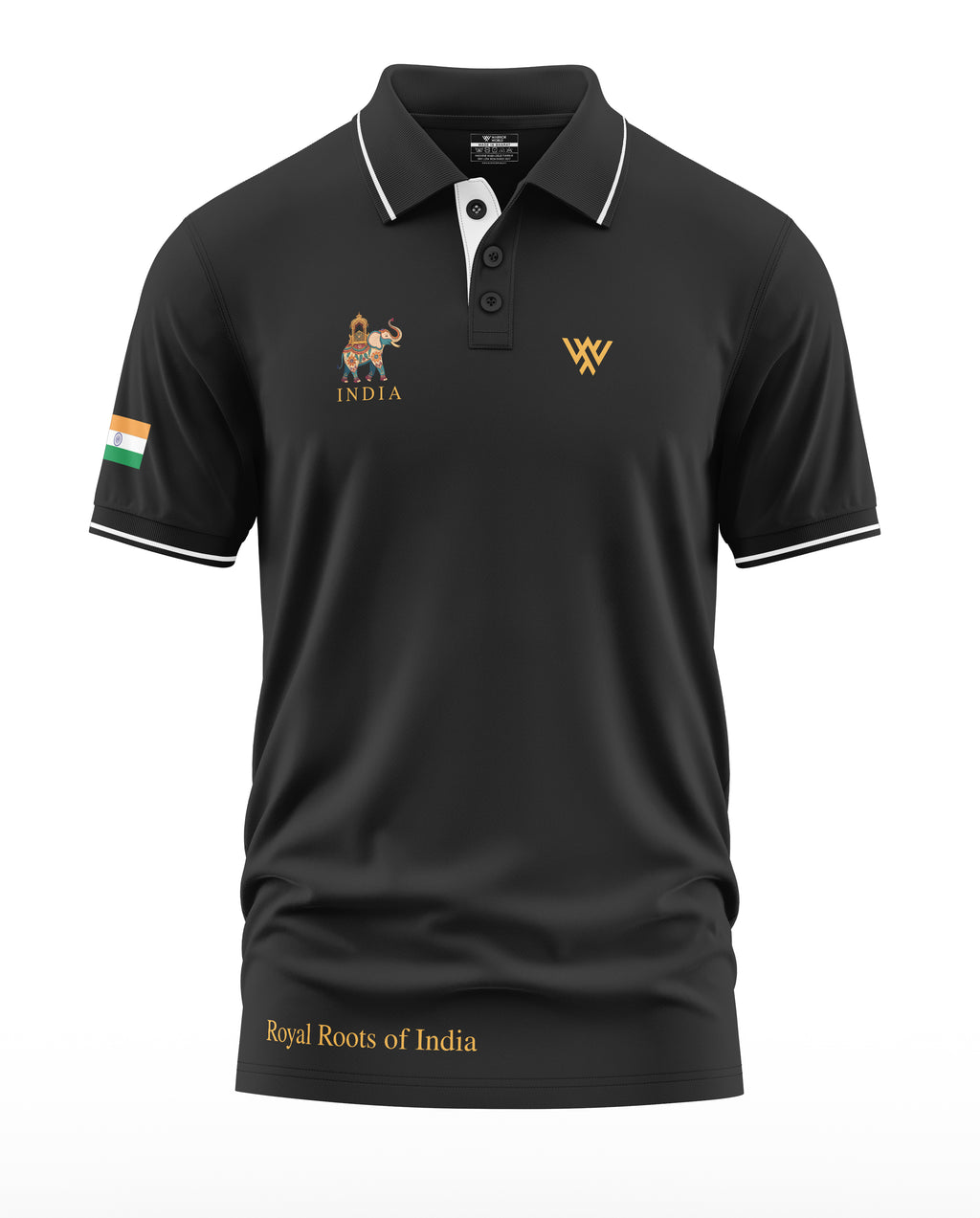 Royal Roots of India Polo Collar T-Shirt