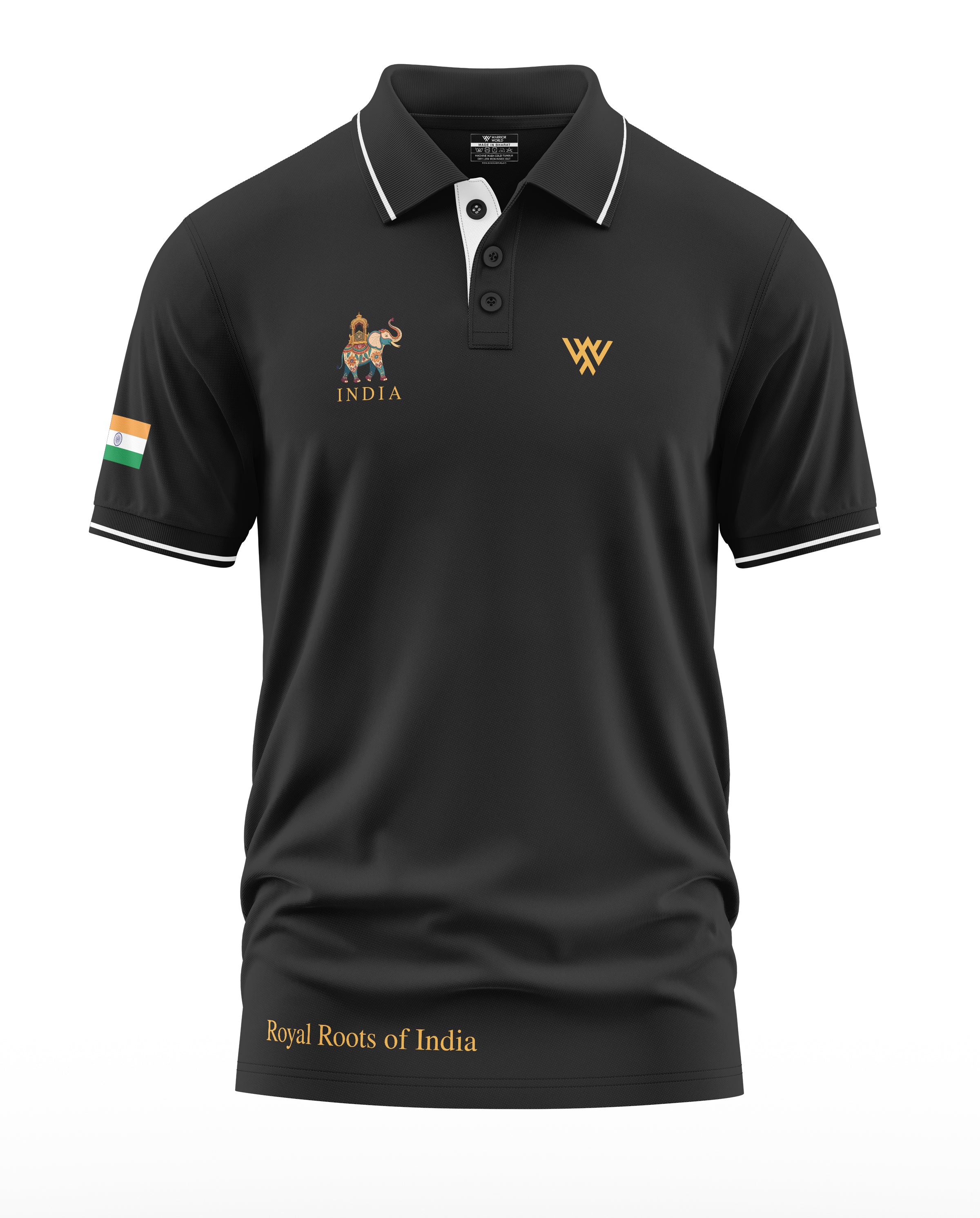 Royal Roots of India Polo Collar T-Shirt