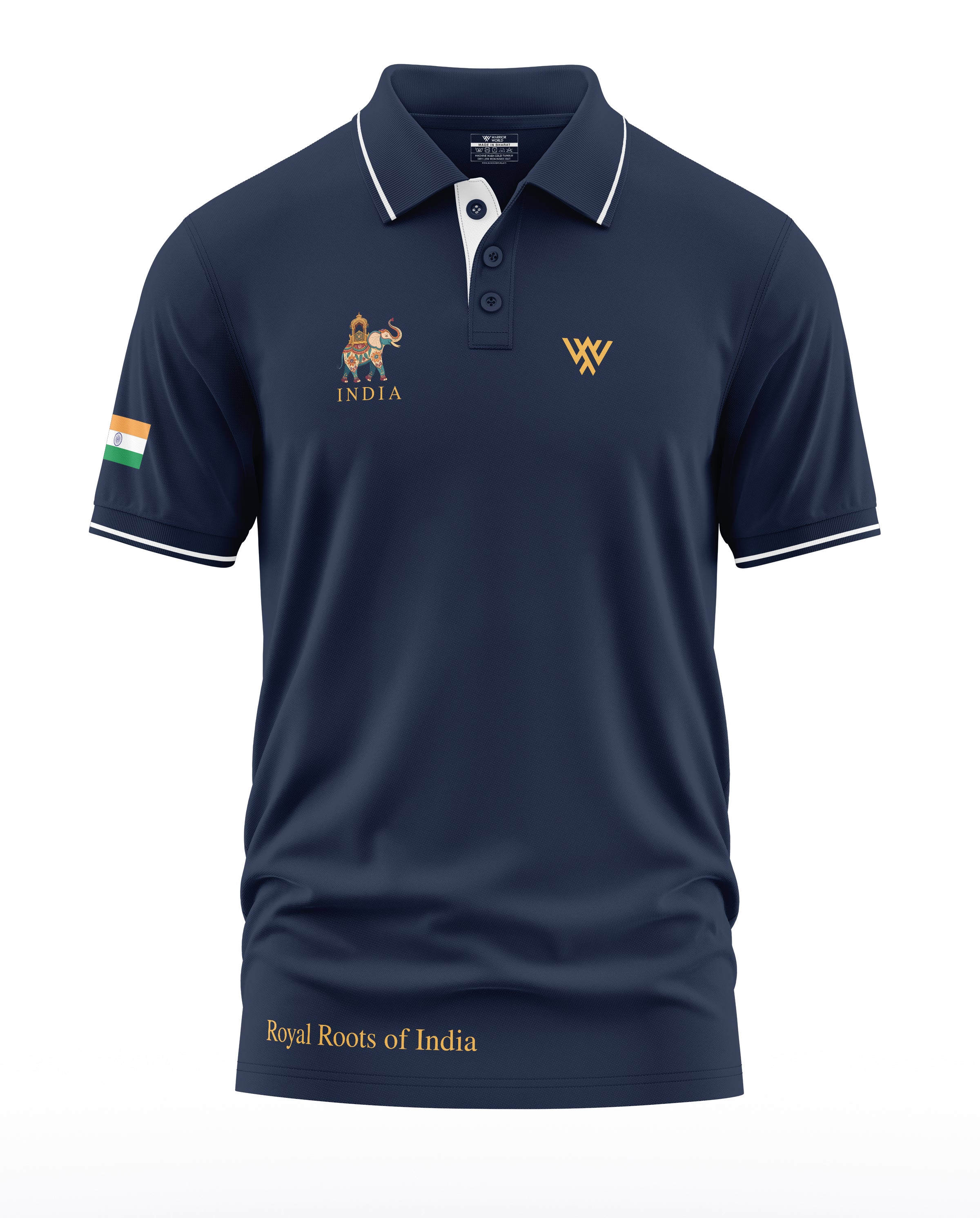 Royal Roots of India Polo Collar T-Shirt