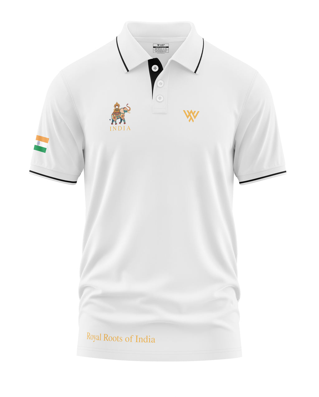 Royal Roots of India Polo Collar T-Shirt