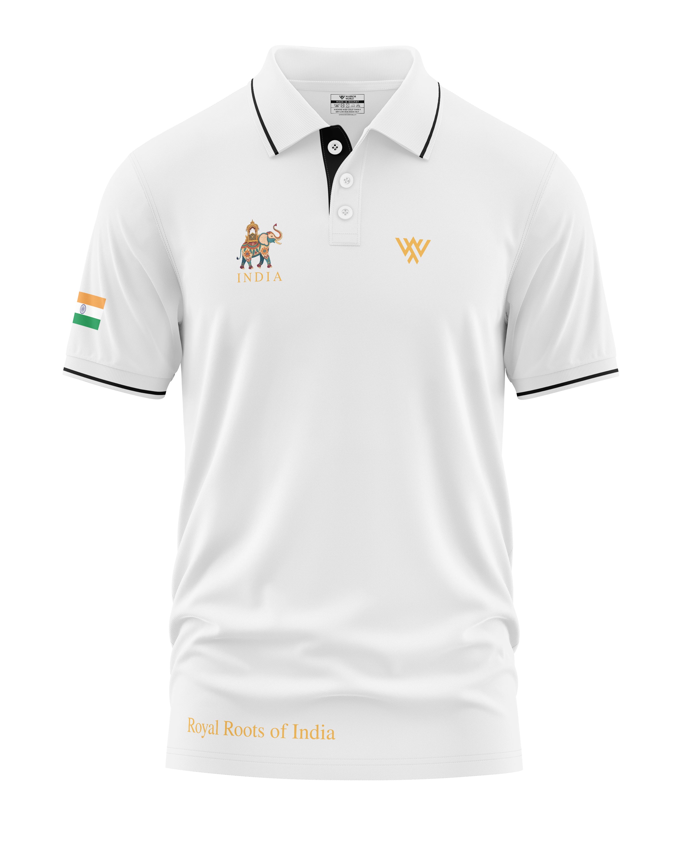 Royal Roots of India Polo Collar T-Shirt