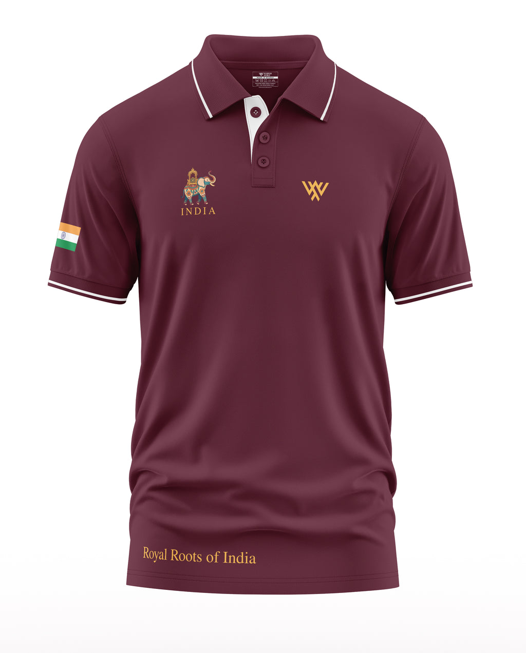 Royal Roots of India Polo Collar T-Shirt