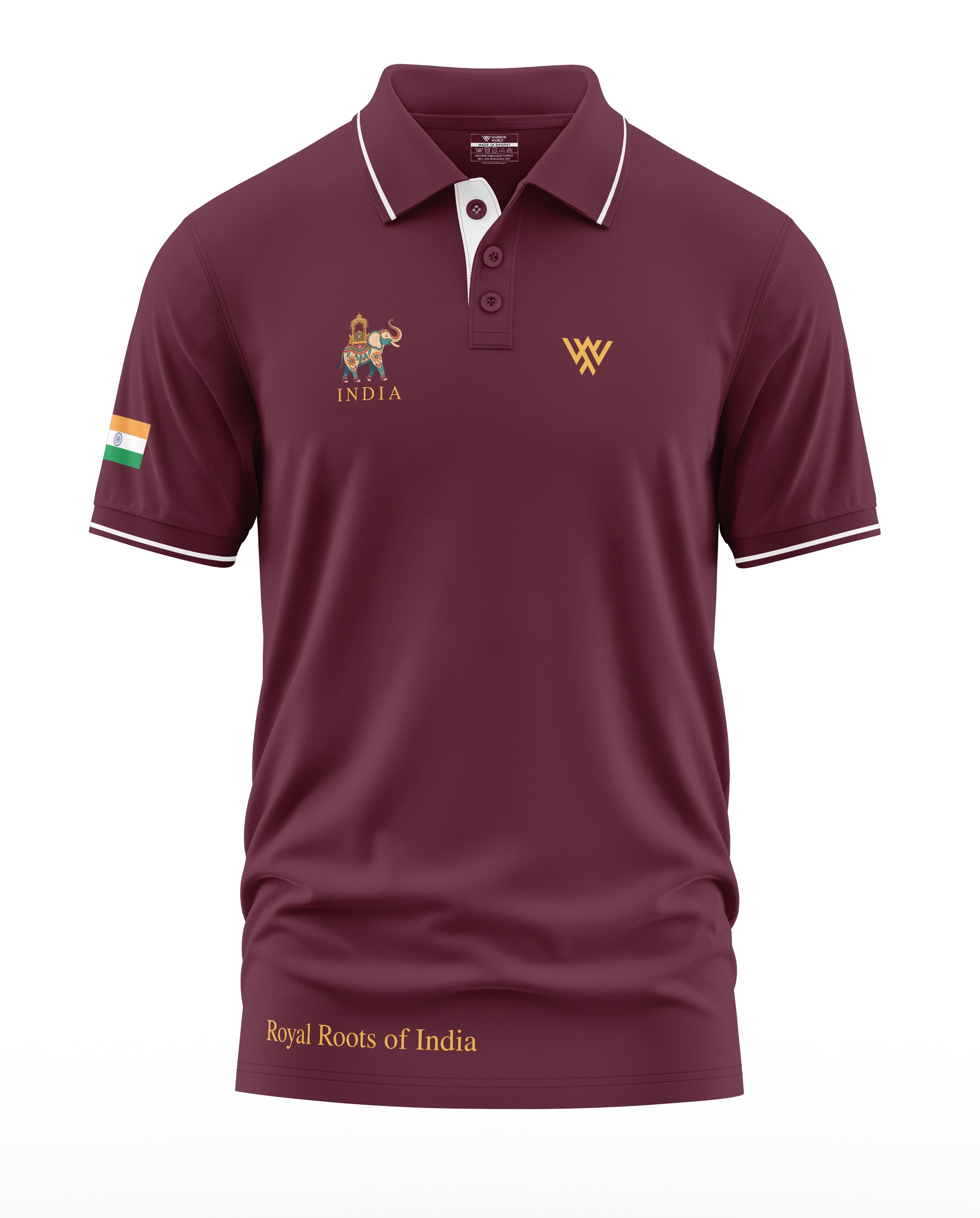 Royal Roots of India Polo Collar T-Shirt