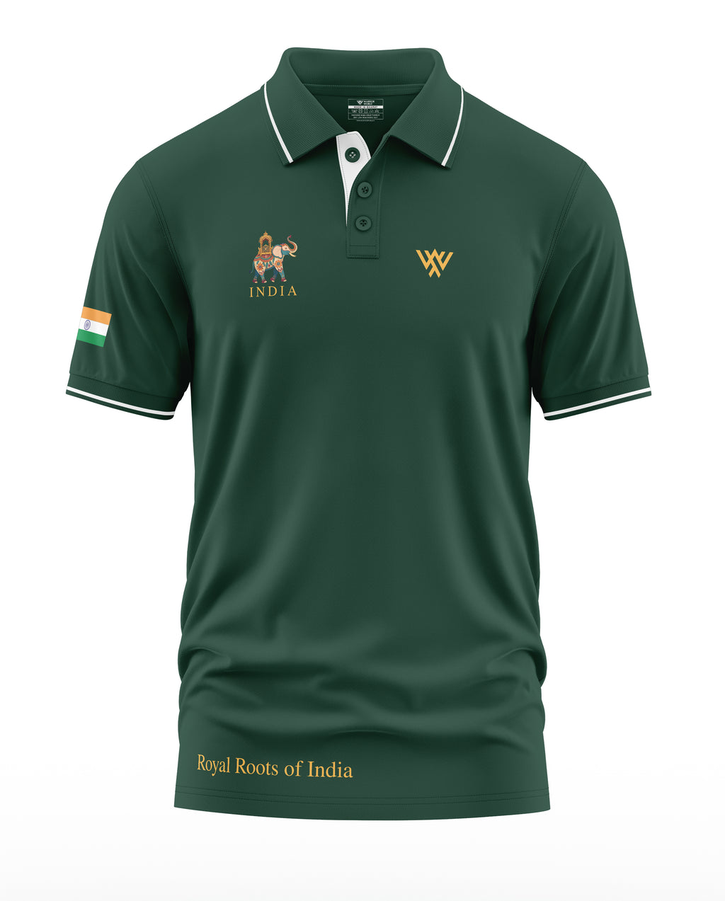 Royal Roots of India Polo Collar T-Shirt