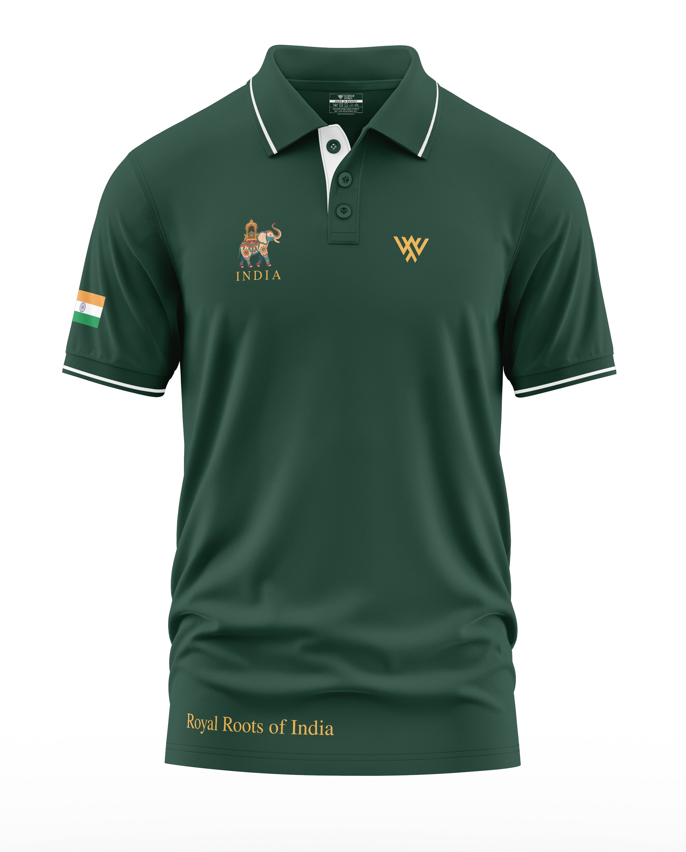Royal Roots of India Polo Collar T-Shirt