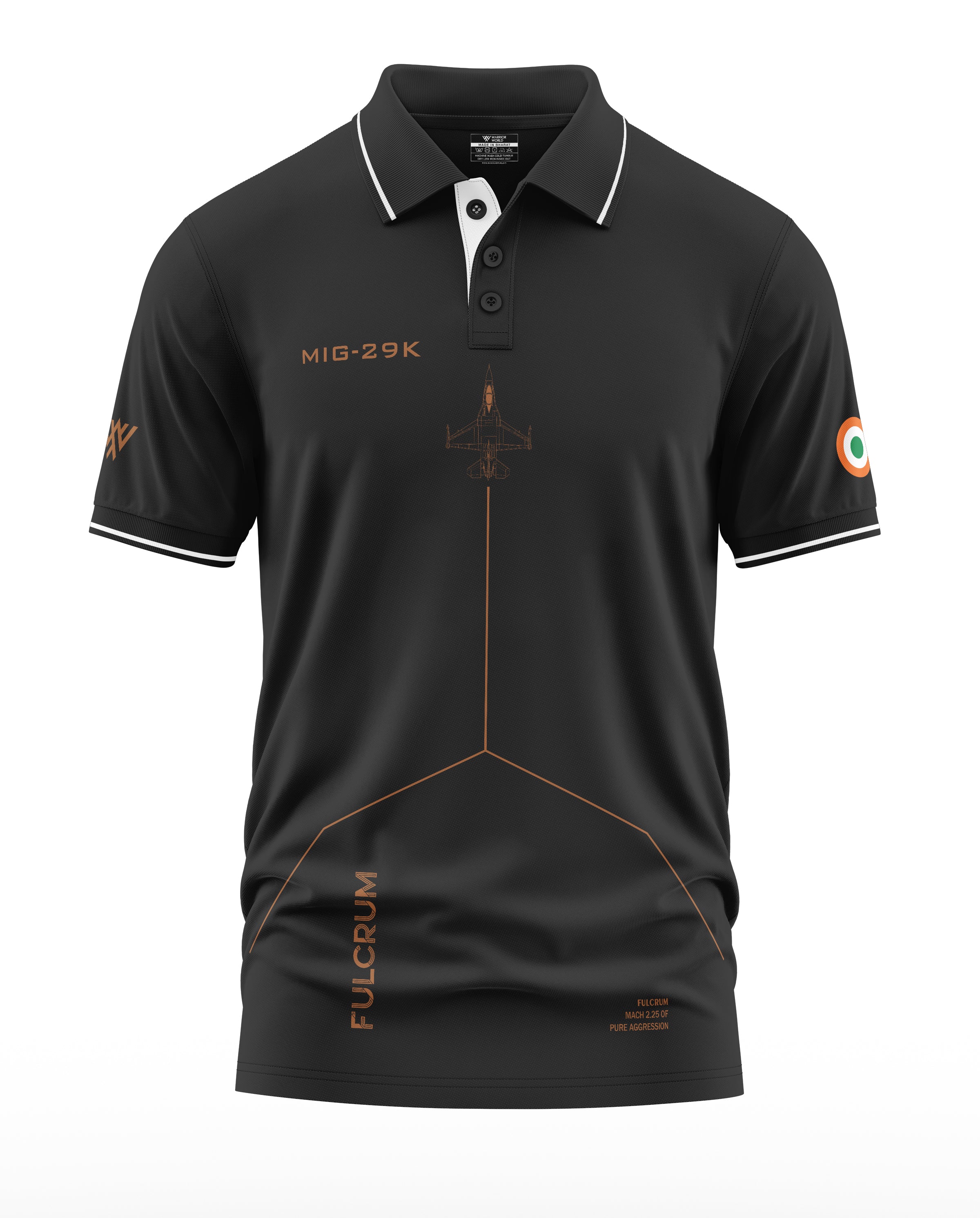 MiG-29K Fulcrum Polo Collar T-Shirt
