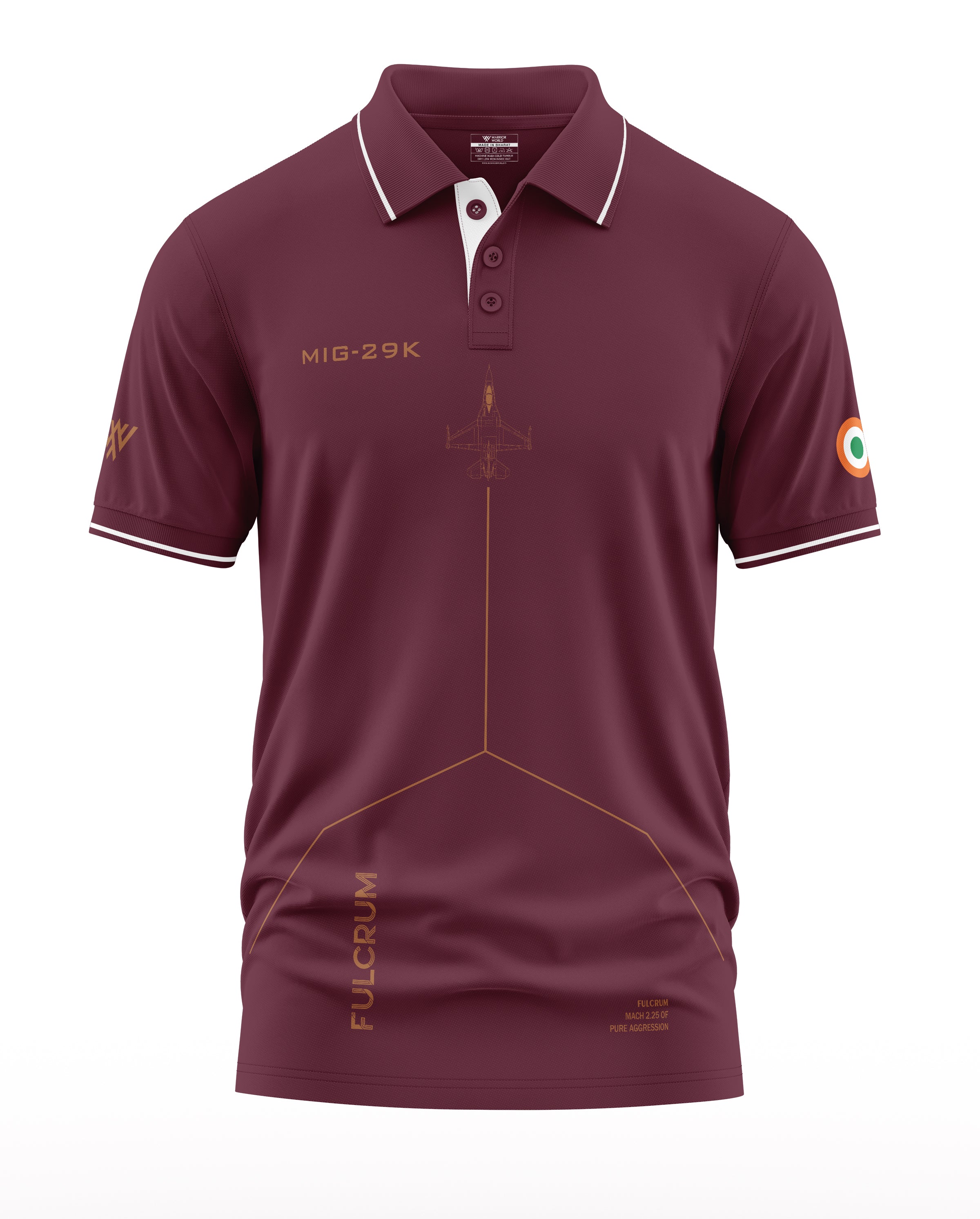 MiG-29K Fulcrum Polo Collar T-Shirt