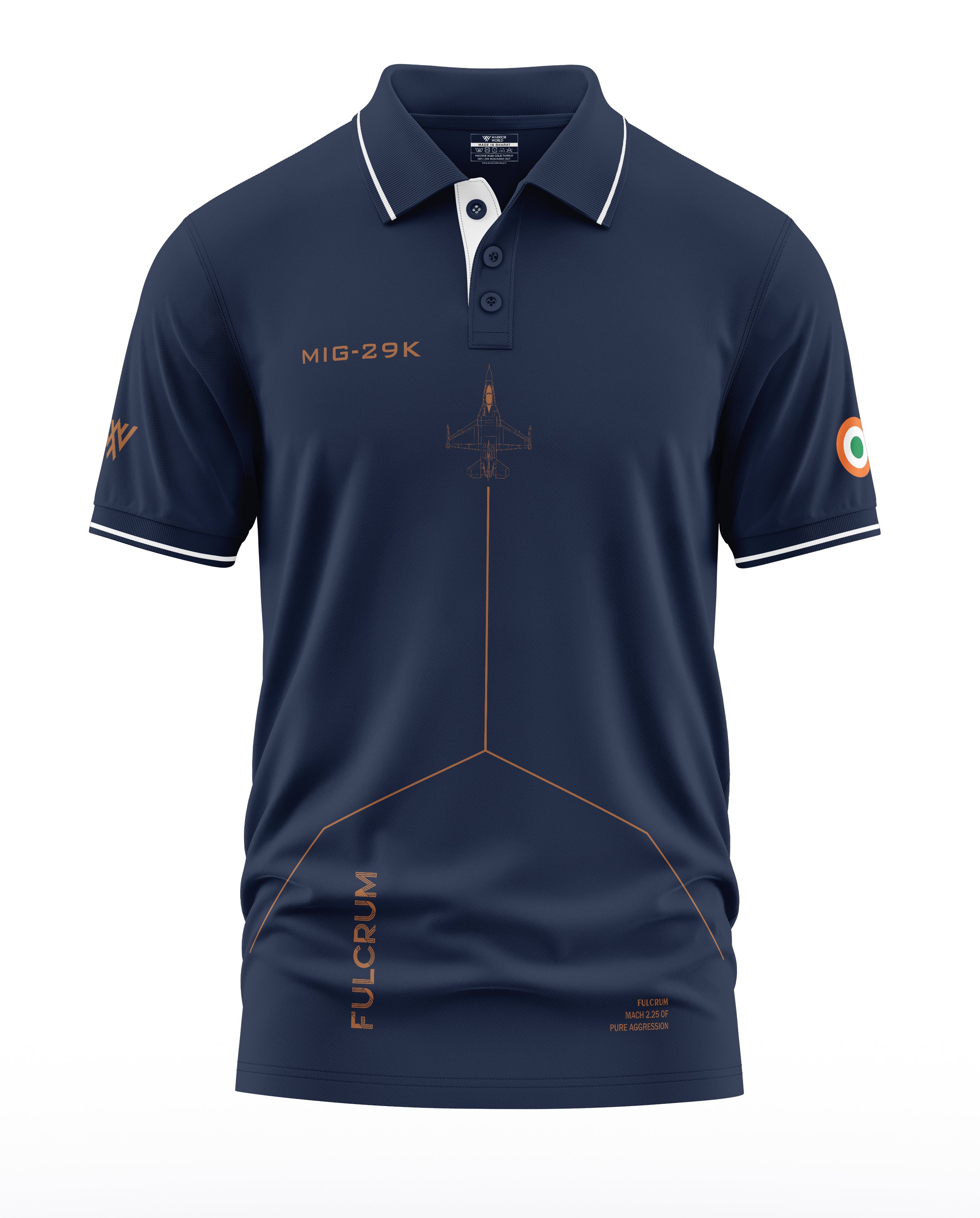 MiG-29K Fulcrum Polo Collar T-Shirt