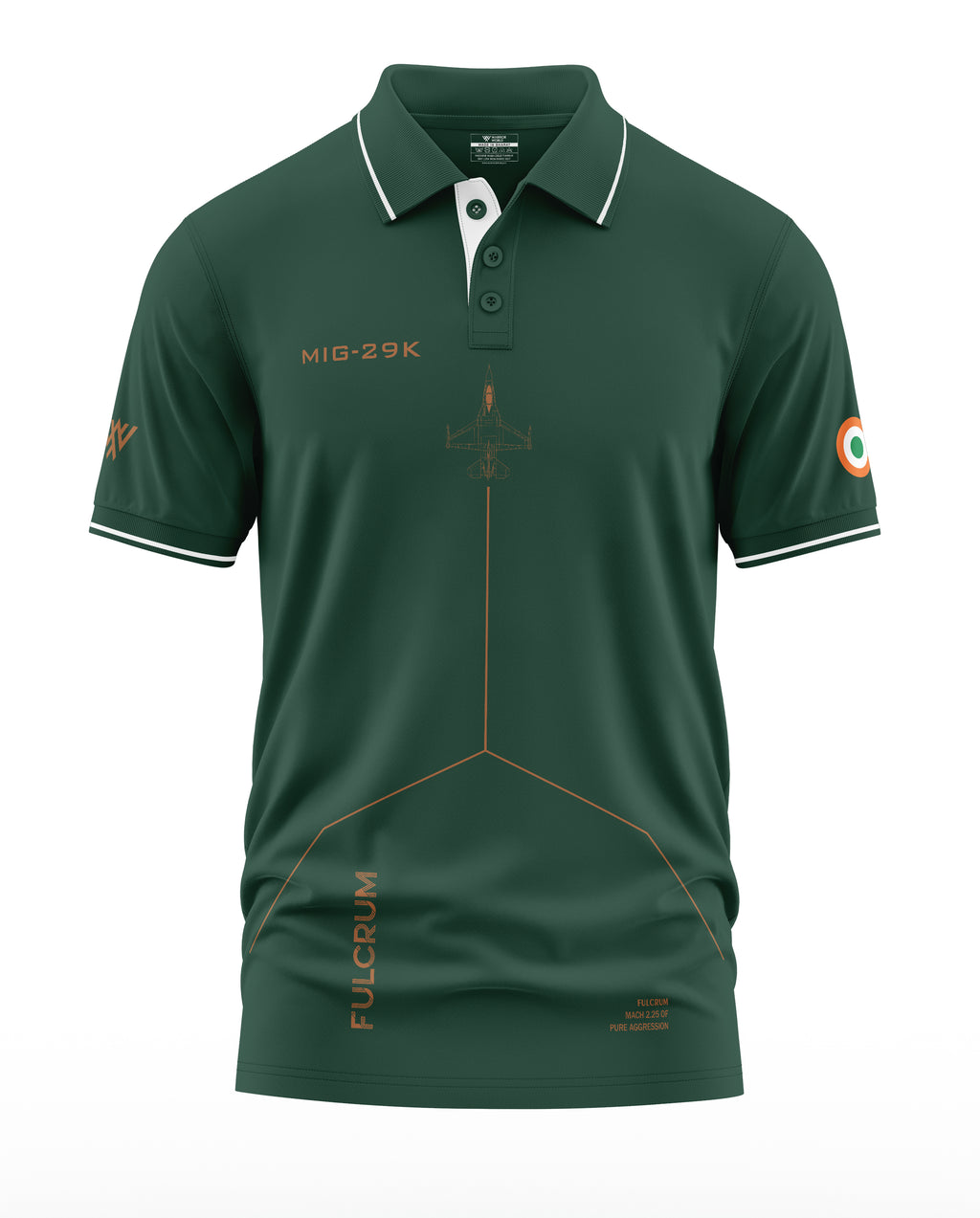 MiG-29K Fulcrum Polo Collar T-Shirt