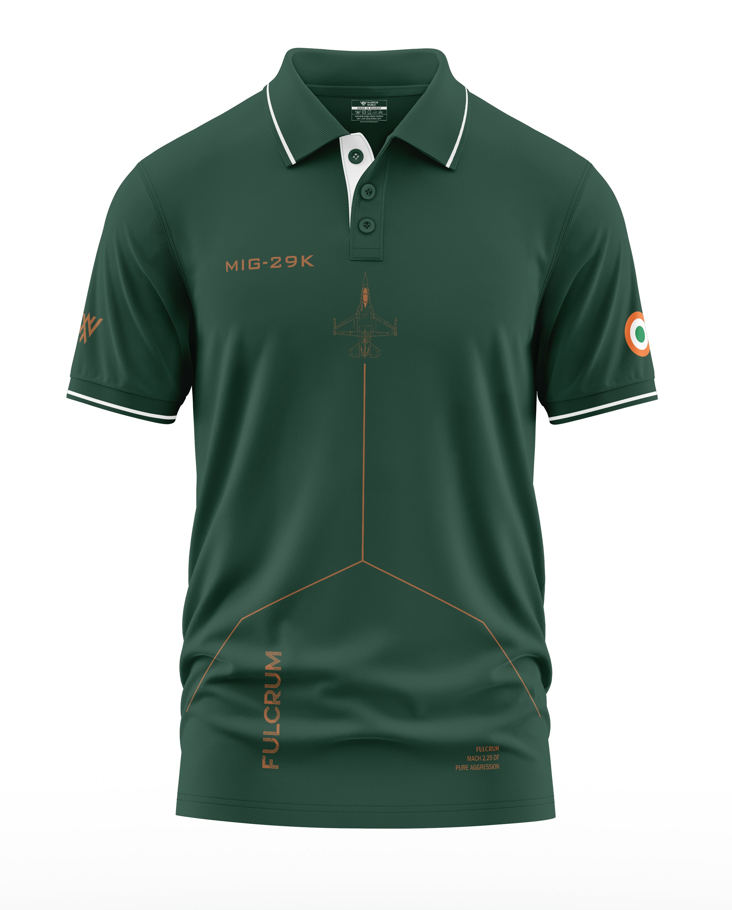 MiG-29K Fulcrum Polo Collar T-Shirt