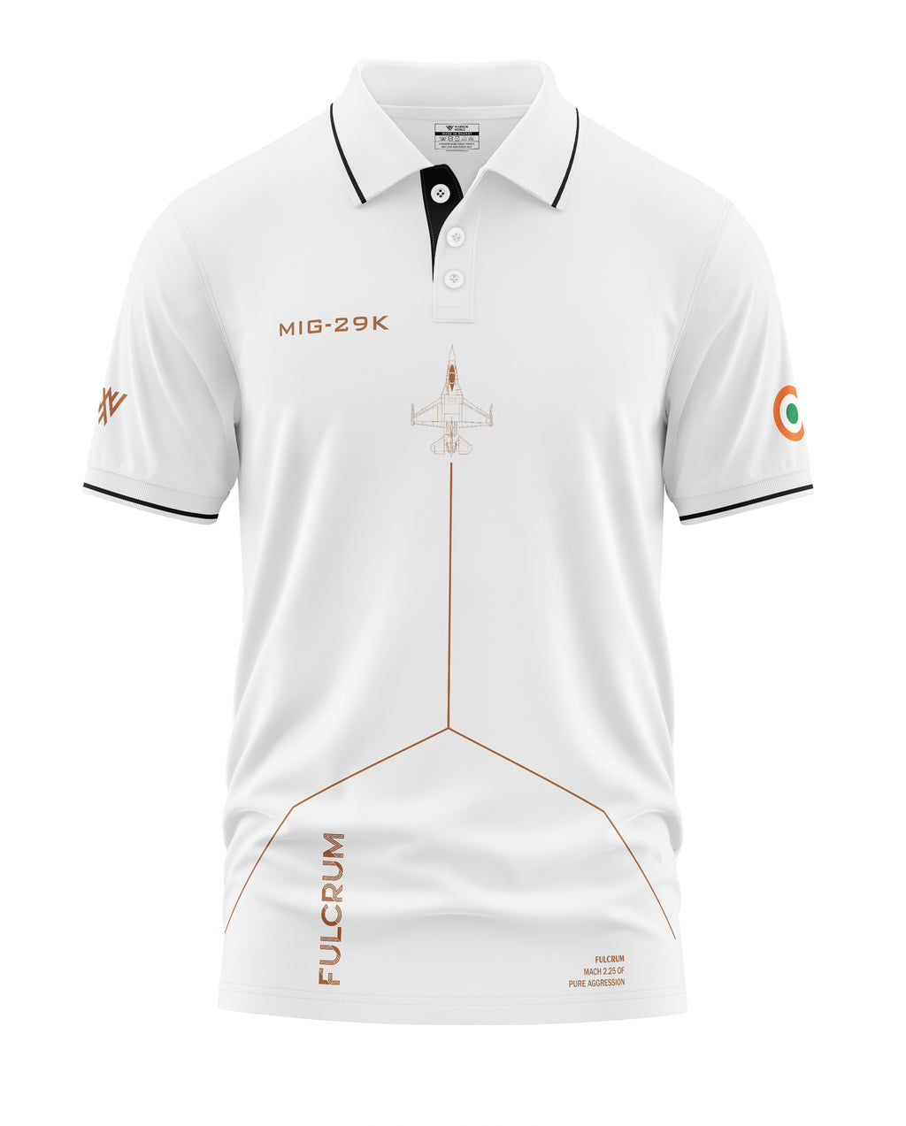 MiG-29K Fulcrum Polo Collar T-Shirt