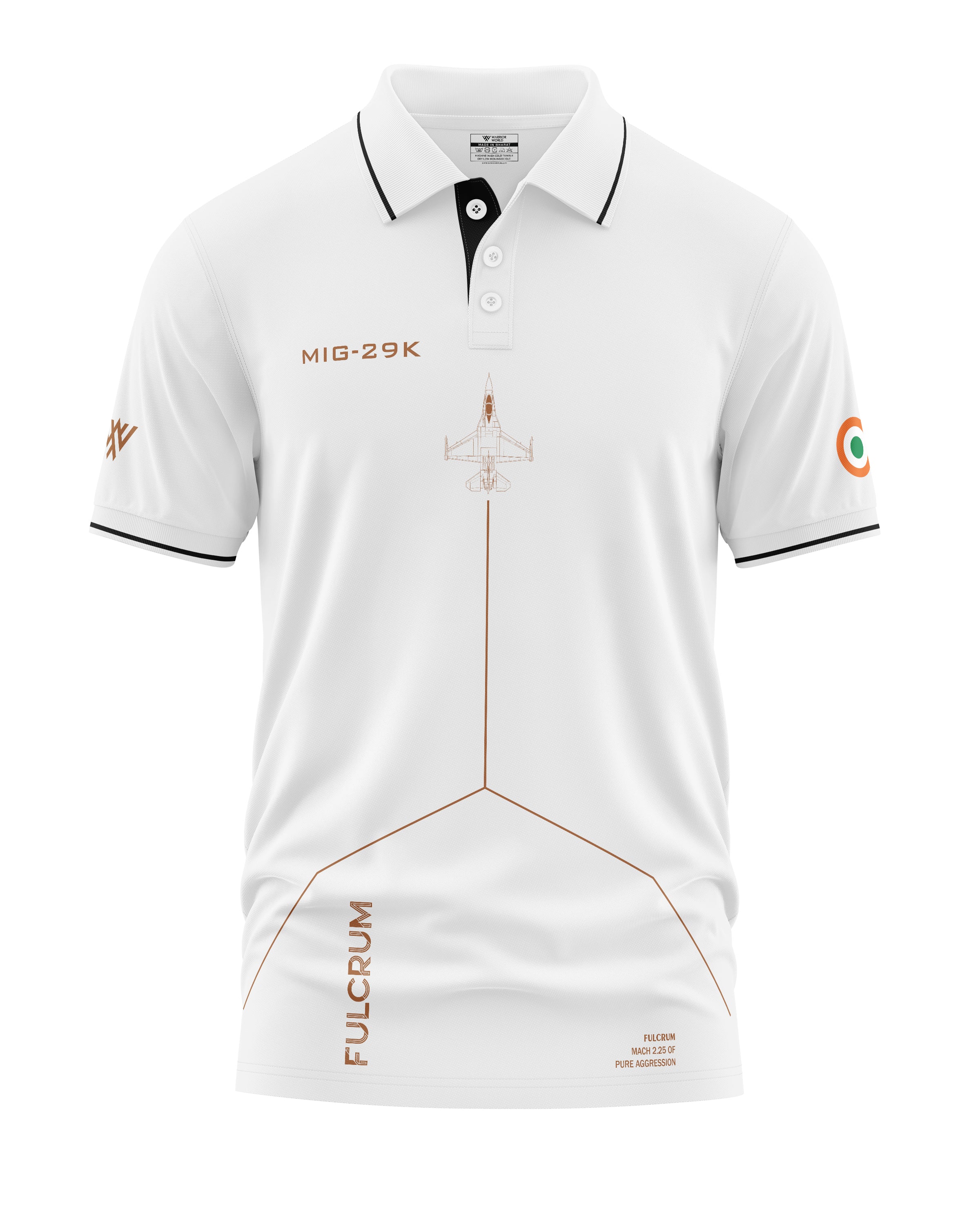 MiG-29K Fulcrum Polo Collar T-Shirt