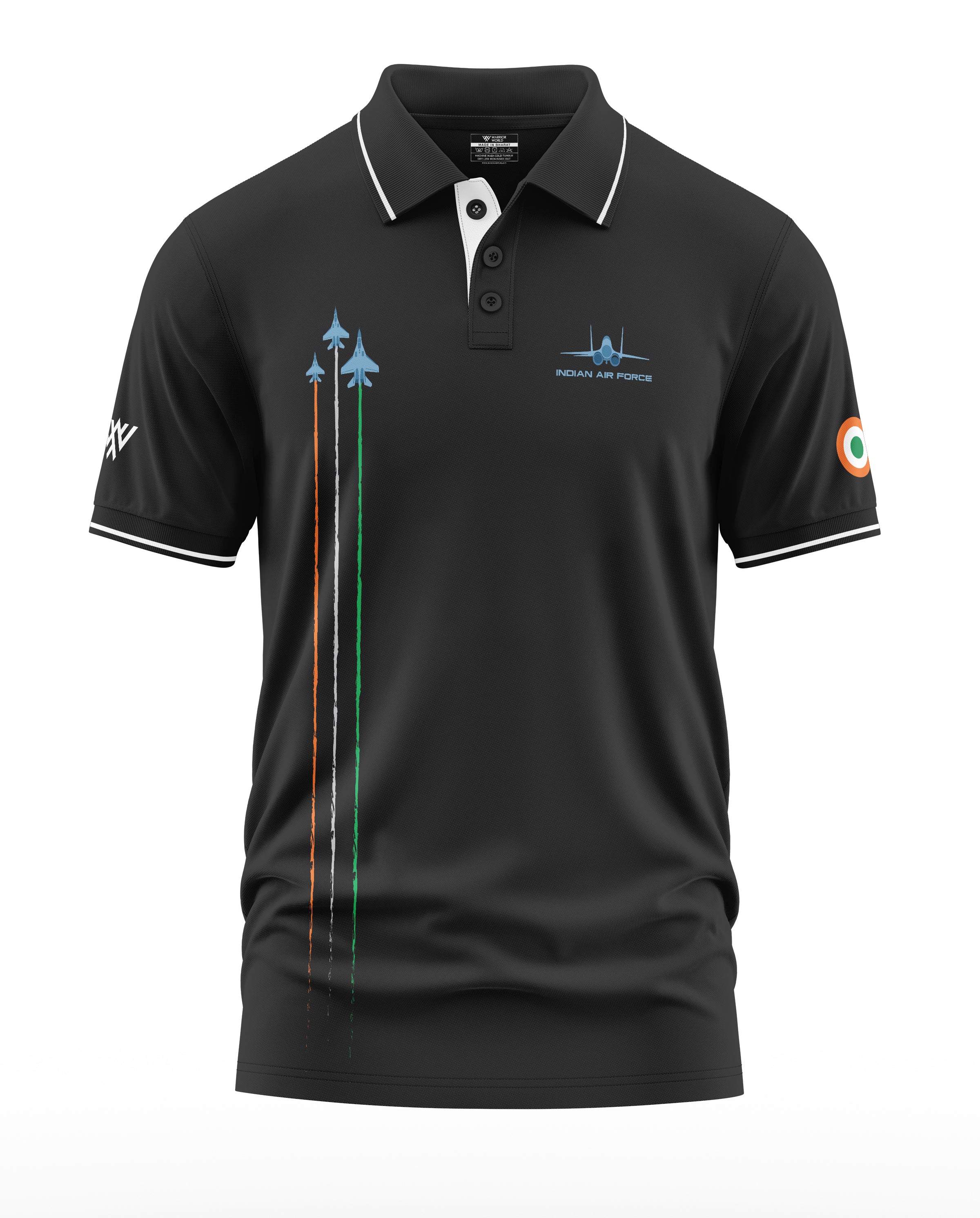 IAF Tricolor Formation Polo Collar T-Shirt