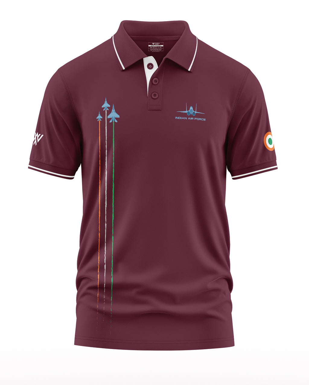 IAF Tricolor Formation Polo Collar T-Shirt