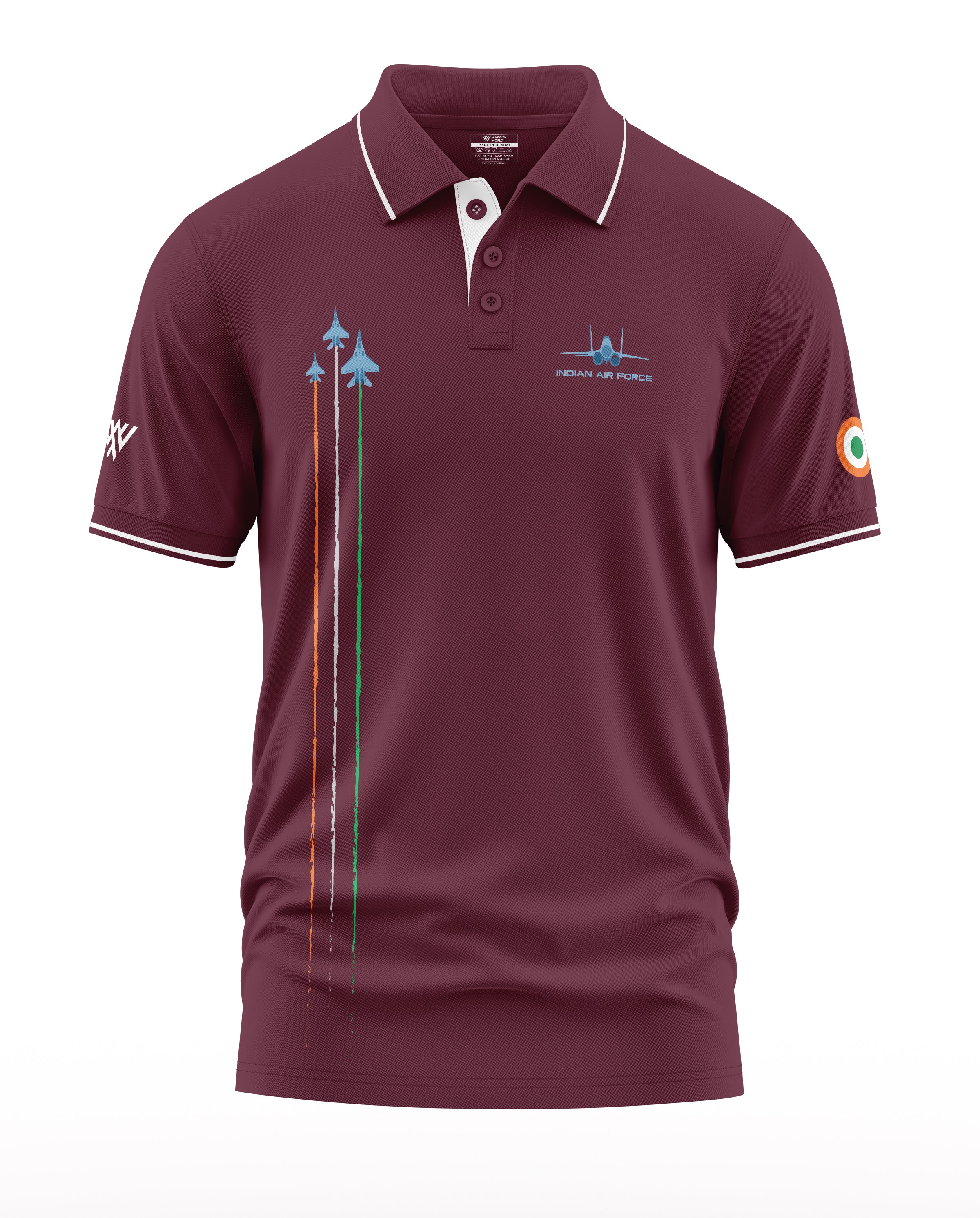IAF Tricolor Formation Polo Collar T-Shirt