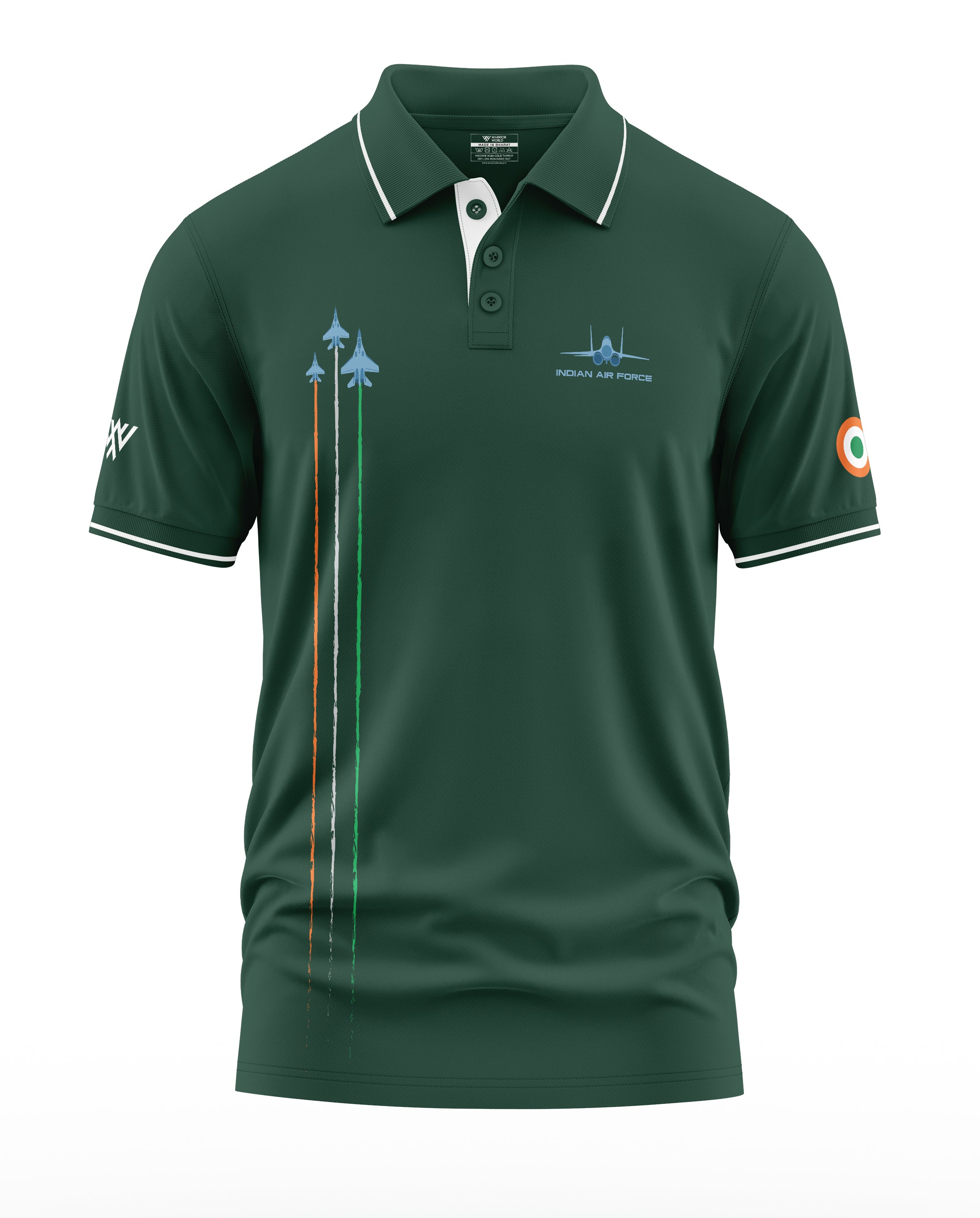 IAF Tricolor Formation Polo Collar T-Shirt