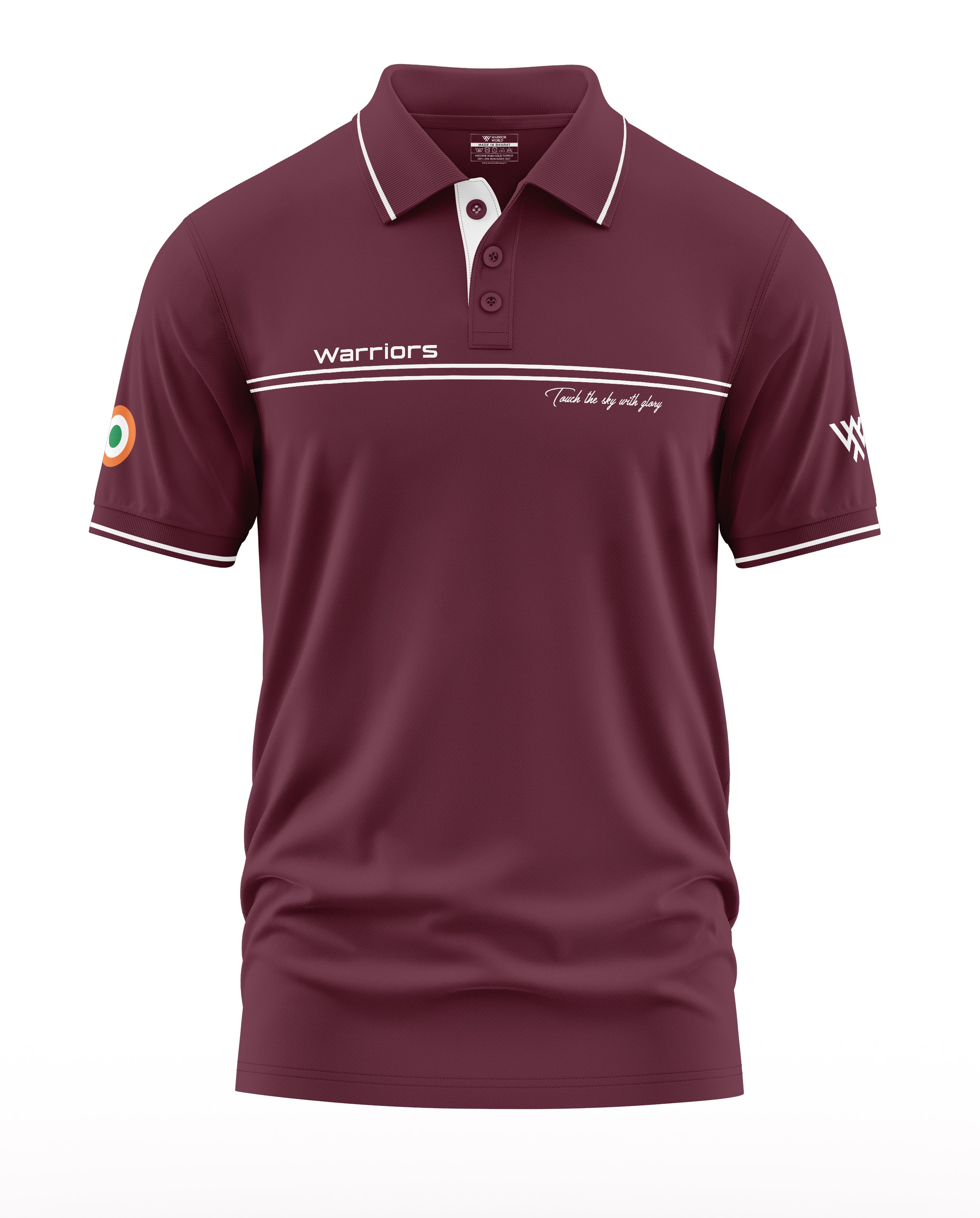 Warriors Touch the Sky with Glory Polo Collar T-Shirt