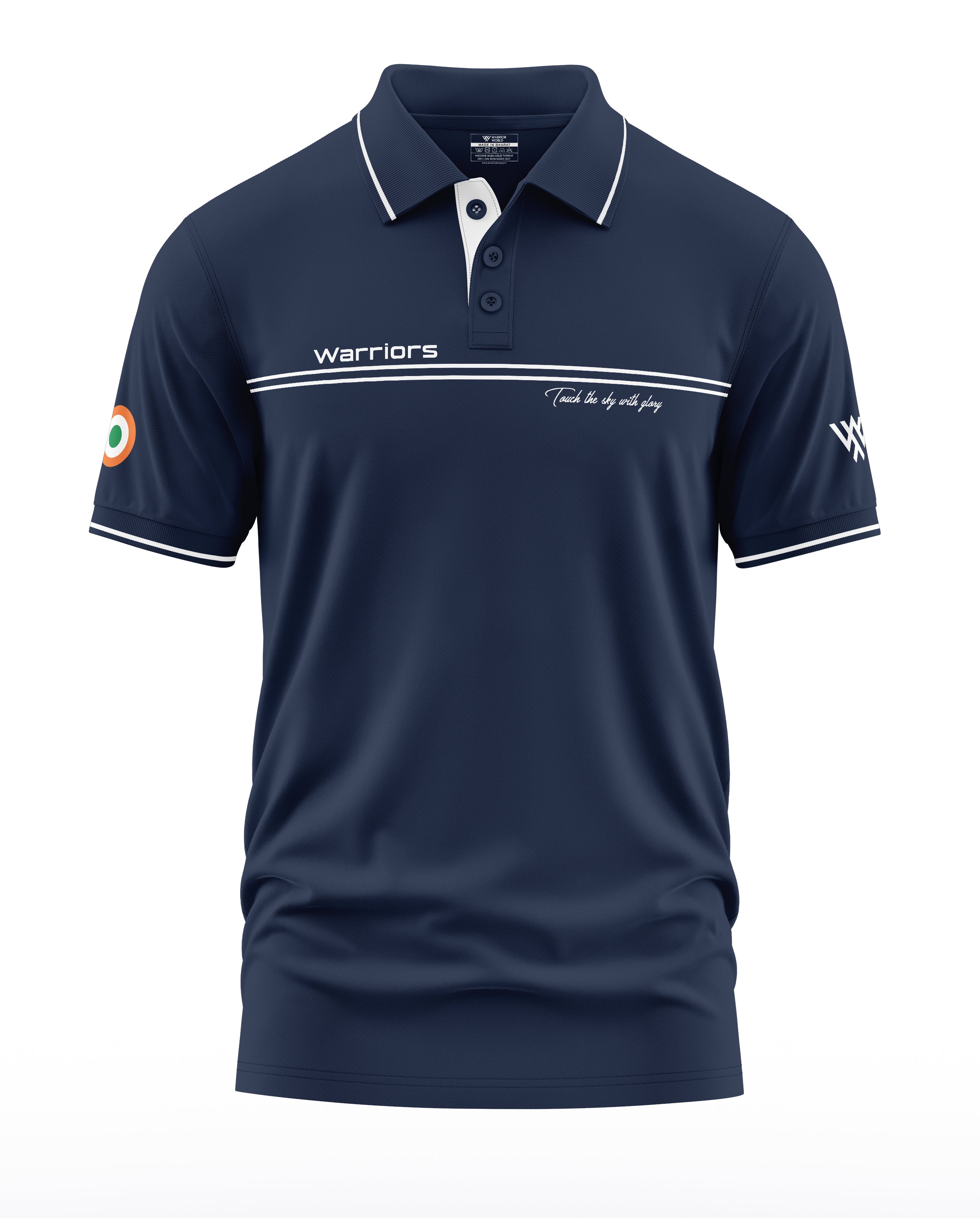 Warriors Touch the Sky with Glory Polo Collar T-Shirt