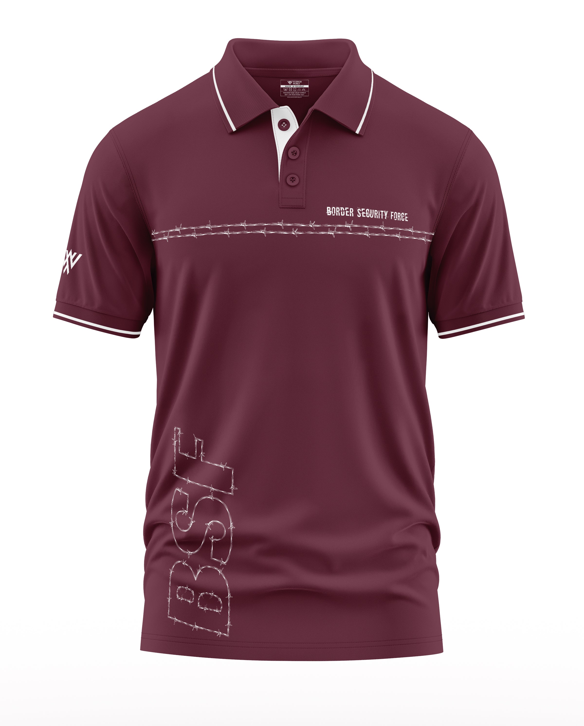 BSF Border Security Force Pride Polo Collar T-Shirt
