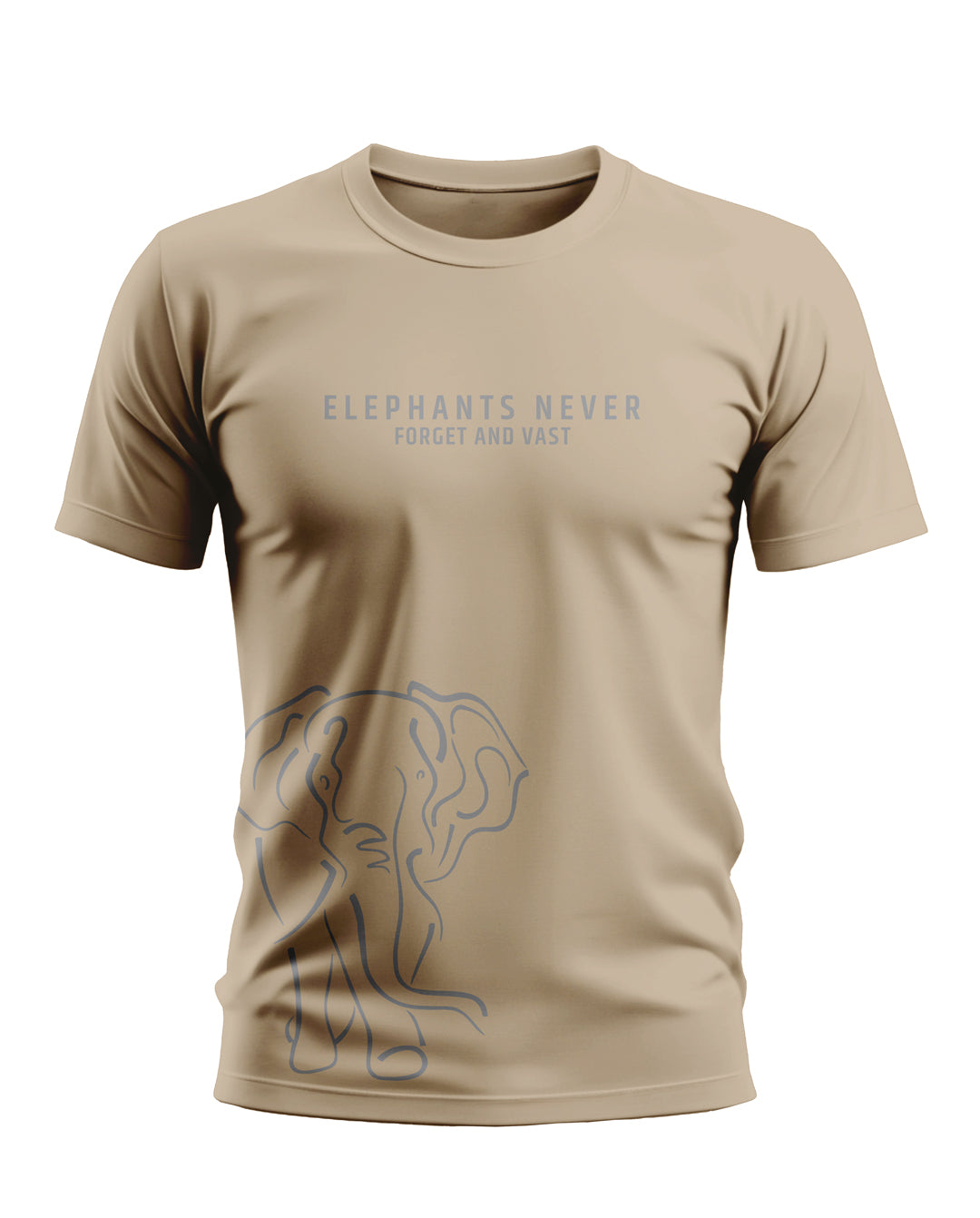 Elephants Never Forget Soft Cotton T-shirt