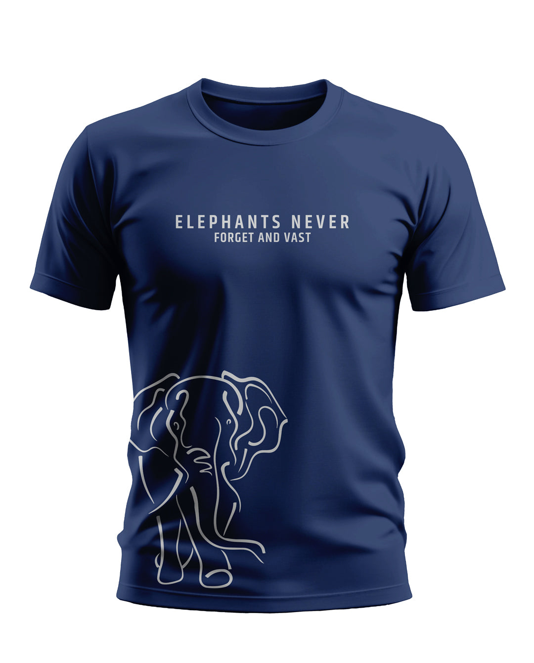 Elephants Never Forget Soft Cotton T-shirt