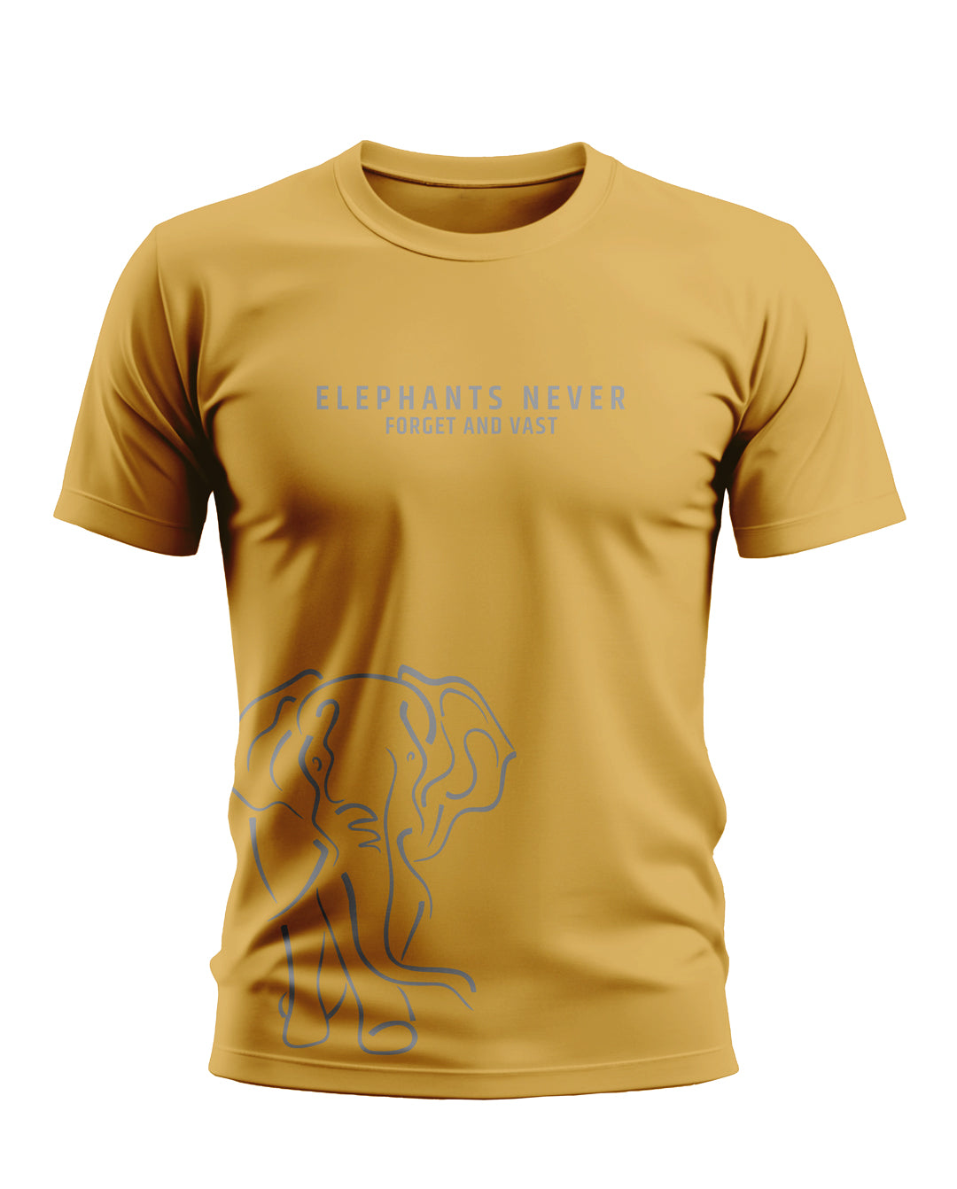 Elephants Never Forget Soft Cotton T-shirt