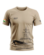 Indian Navy Style Soft Cotton T-shirt