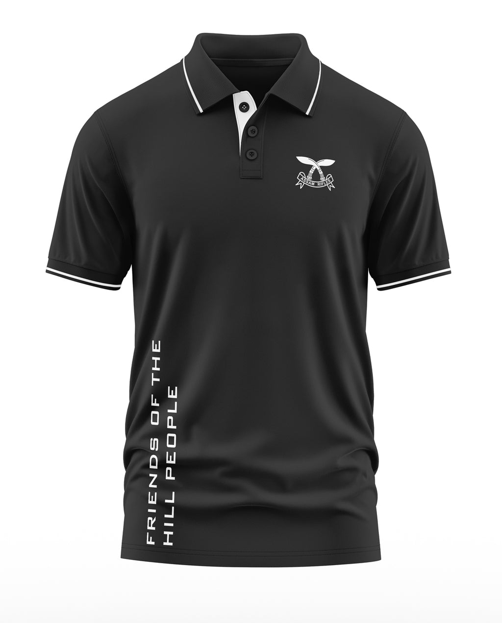 Assam Rifles Polo Collar T-Shirt
