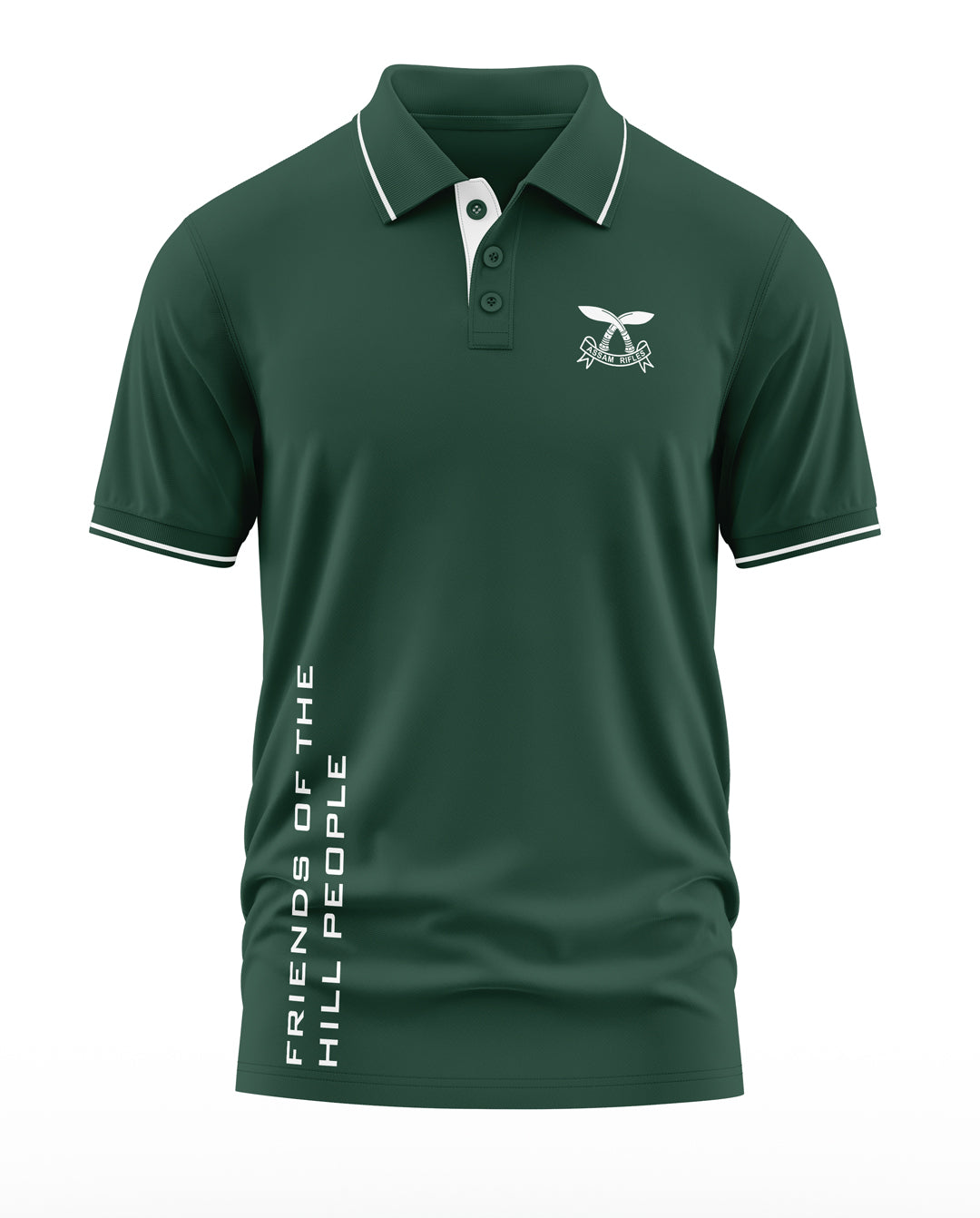 Assam Rifles Polo Collar T-Shirt
