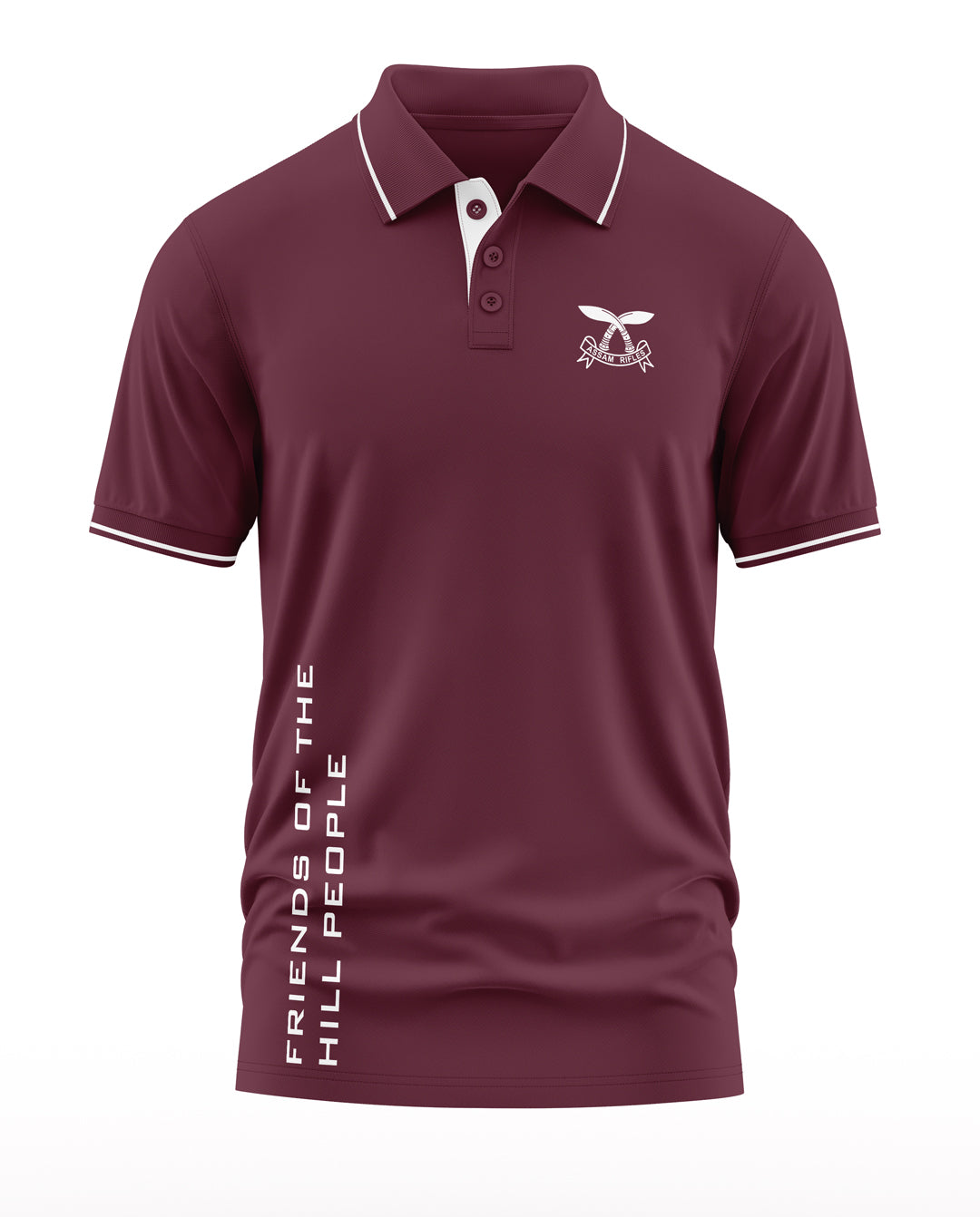 Assam Rifles Polo Collar T-Shirt