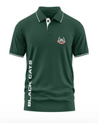 Black Cats Polo Collar T-Shirt