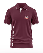 Black Cats Polo Collar T-Shirt