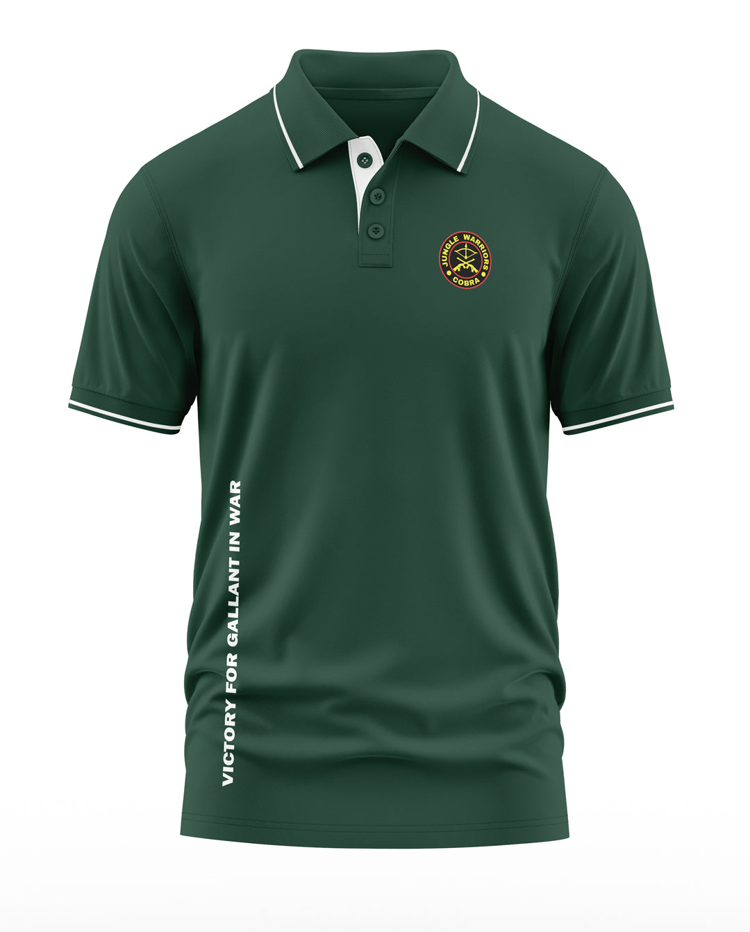 Jungle Warrior Polo Collar T-Shirt