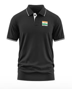 India Flag Polo Collar T-Shirt