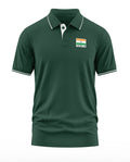 India Flag Polo Collar T-Shirt