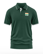 India Flag Polo Collar T-Shirt