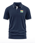 India Flag Polo Collar T-Shirt