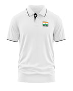 India Flag Polo Collar T-Shirt