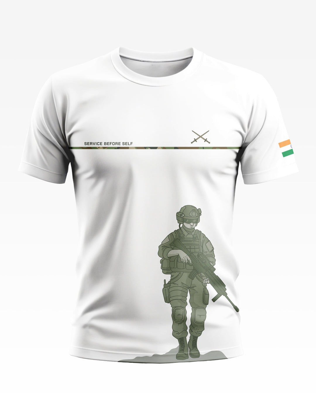 Army Pattern Soft Cotton T-shirt