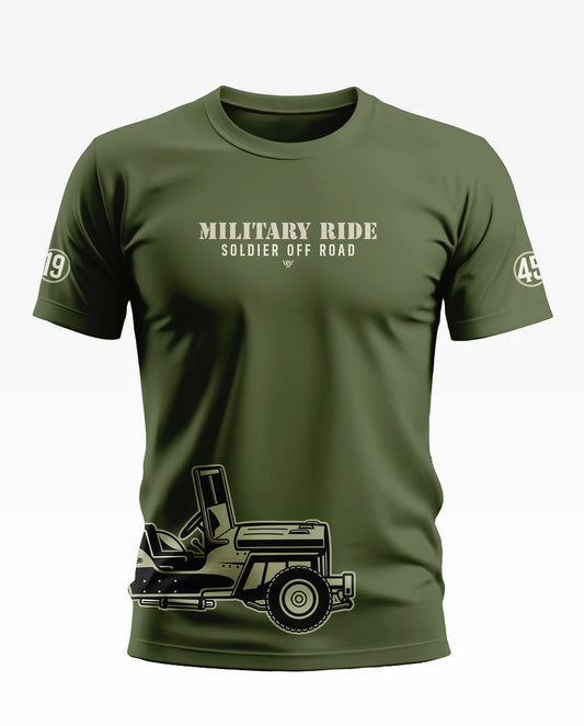 Military Ride Soft Cotton T-shirt