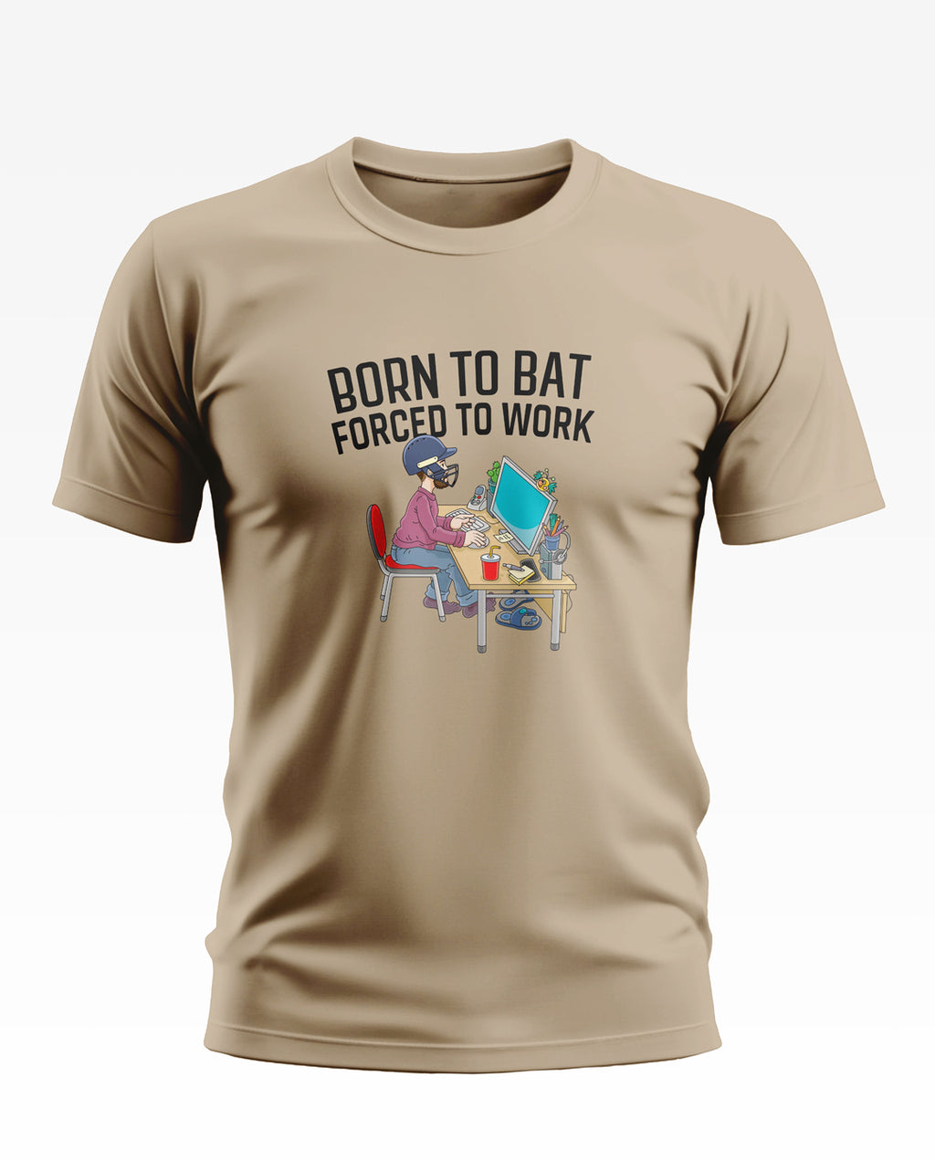 Born To Bat Soft Cotton T-shirt
