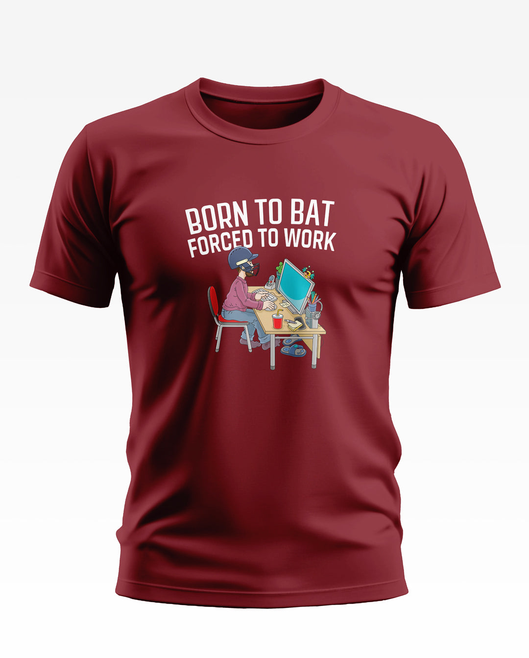 Born To Bat Soft Cotton T-shirt