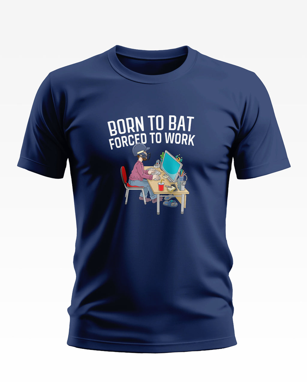 Born To Bat Soft Cotton T-shirt