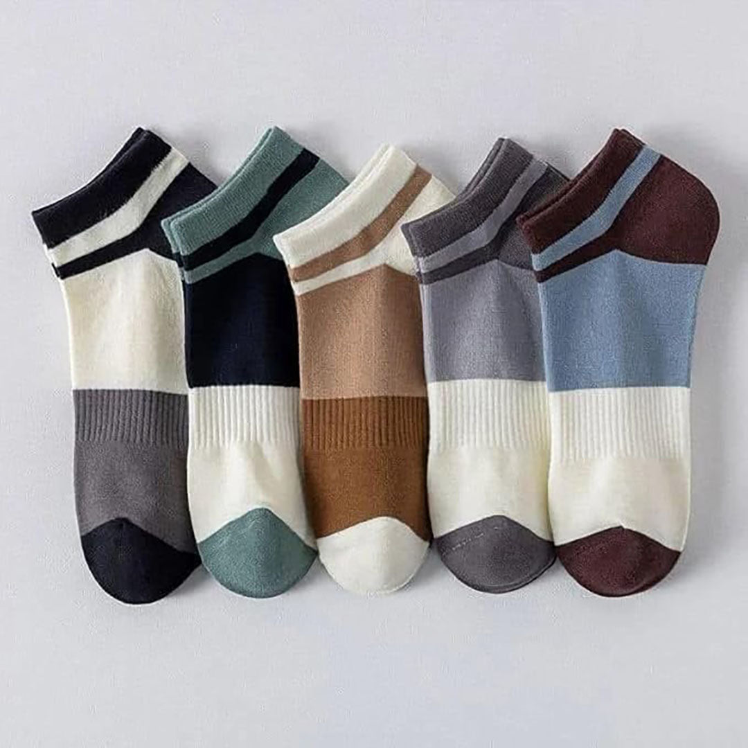 5-Pair Ankle Length Socks Combo