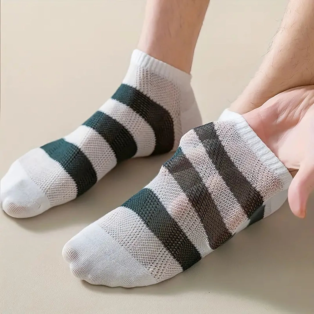 5-Pair Stripe Socks Combo