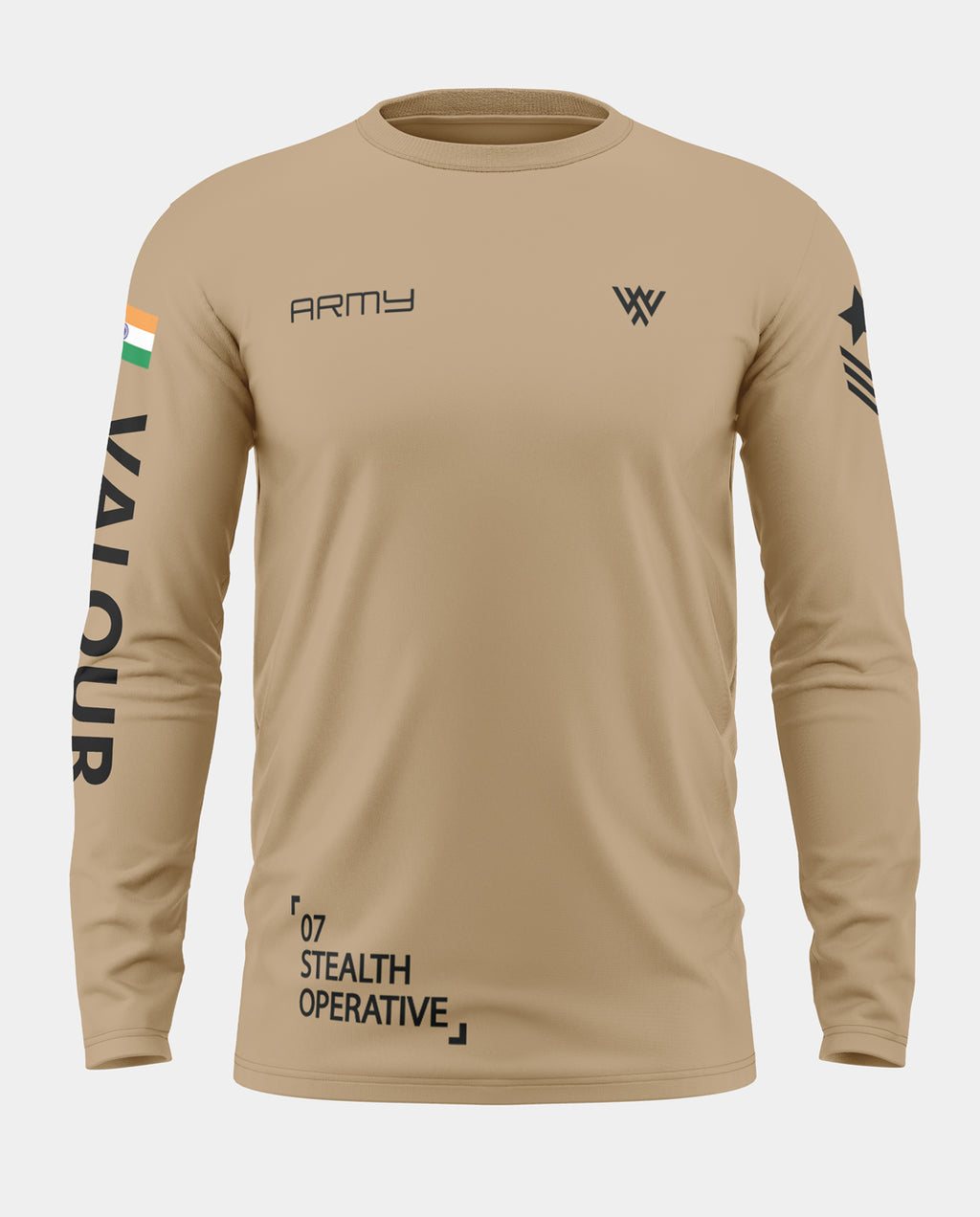 07 Stealth Operative Soft Cotton Full Sleeve T-shirt