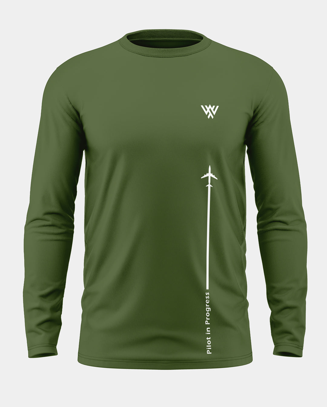 Pilot in Progress Soft Cotton Full Sleeve T-shirt
