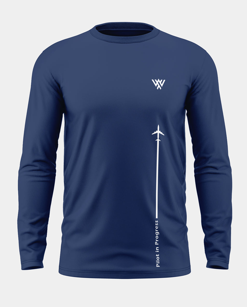 Pilot in Progress Soft Cotton Full Sleeve T-shirt